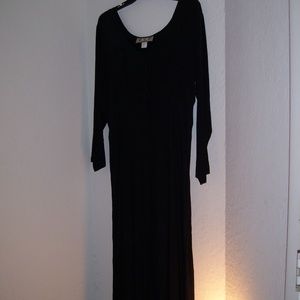 VTG NC 17 Danielle Karen Asymmetrical Black Dress